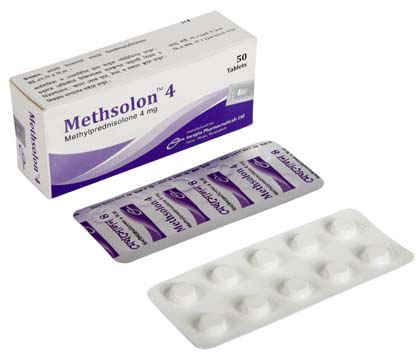 Picture of Methsolon 4 Tablet